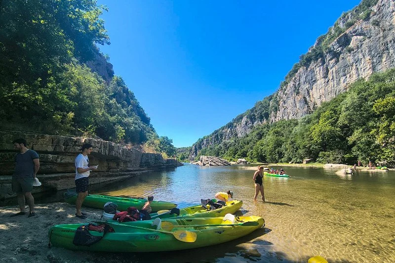 Canoë rivière Ardèche