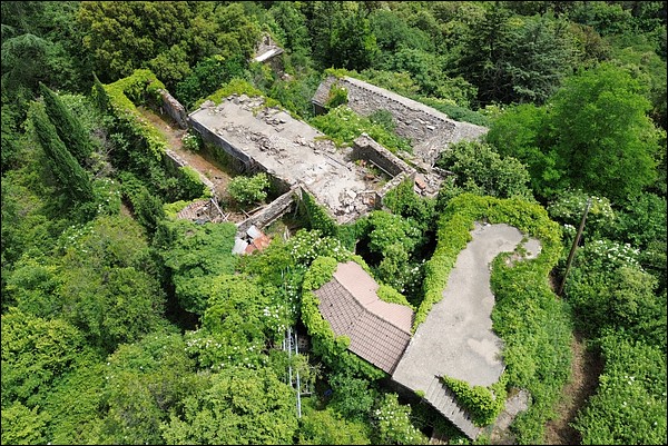 Vue aérienne de la maison
