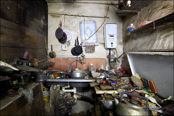 La cuisine, un cauchemar d'insalubrité