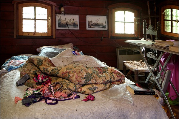 La chambre, en mezzanine