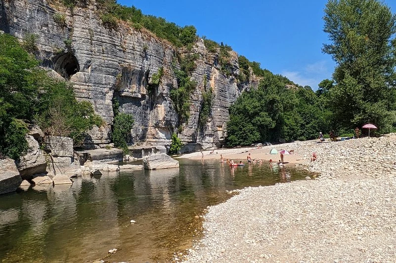 Baignade Ardèche